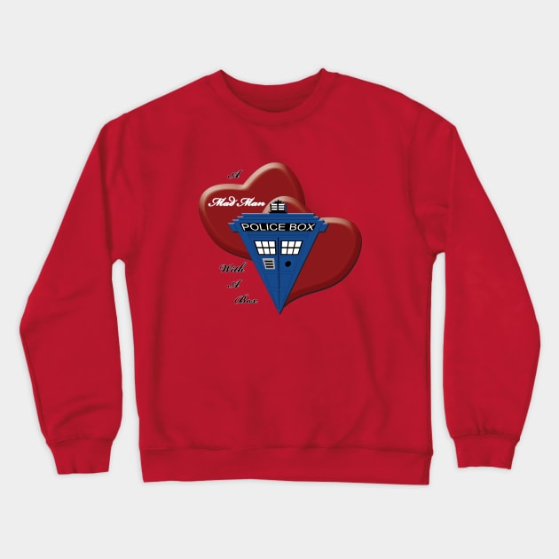 2 Hearts Crewneck Sweatshirt by TikkiCat2